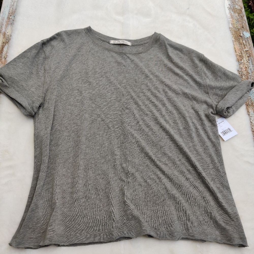 We The Free Short Sleeve Tee in Gray green